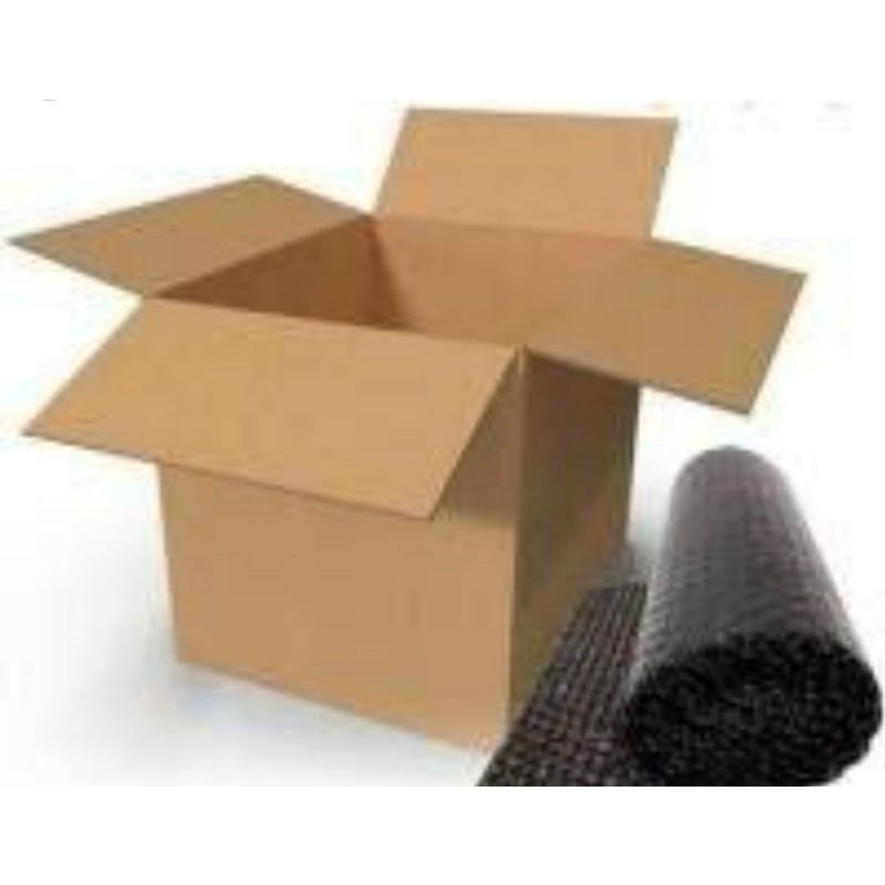 

Kardus dan Bubble wrap