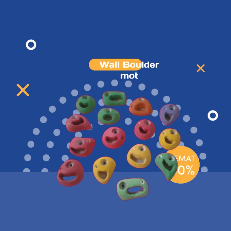 Climbing Point/Wall Climbing/Climbing Kids mini climbing/Trip/digi 30pcs/