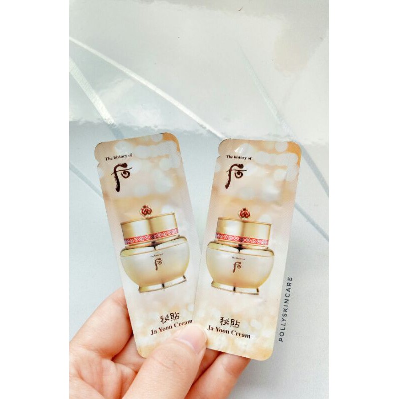 The history of whoo jayoon cream