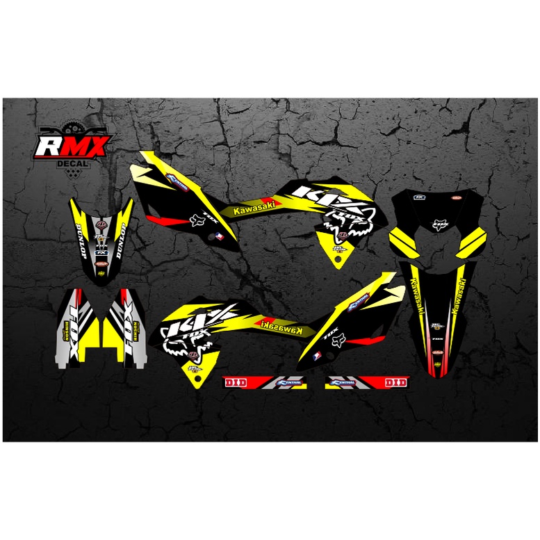 DECAL KLX BF FULLBODY (026) DEKAL STIKER KLX 150 BF/G/L/SE/NEW 2016 2017 2018 2019 2020 2021 2022 HI