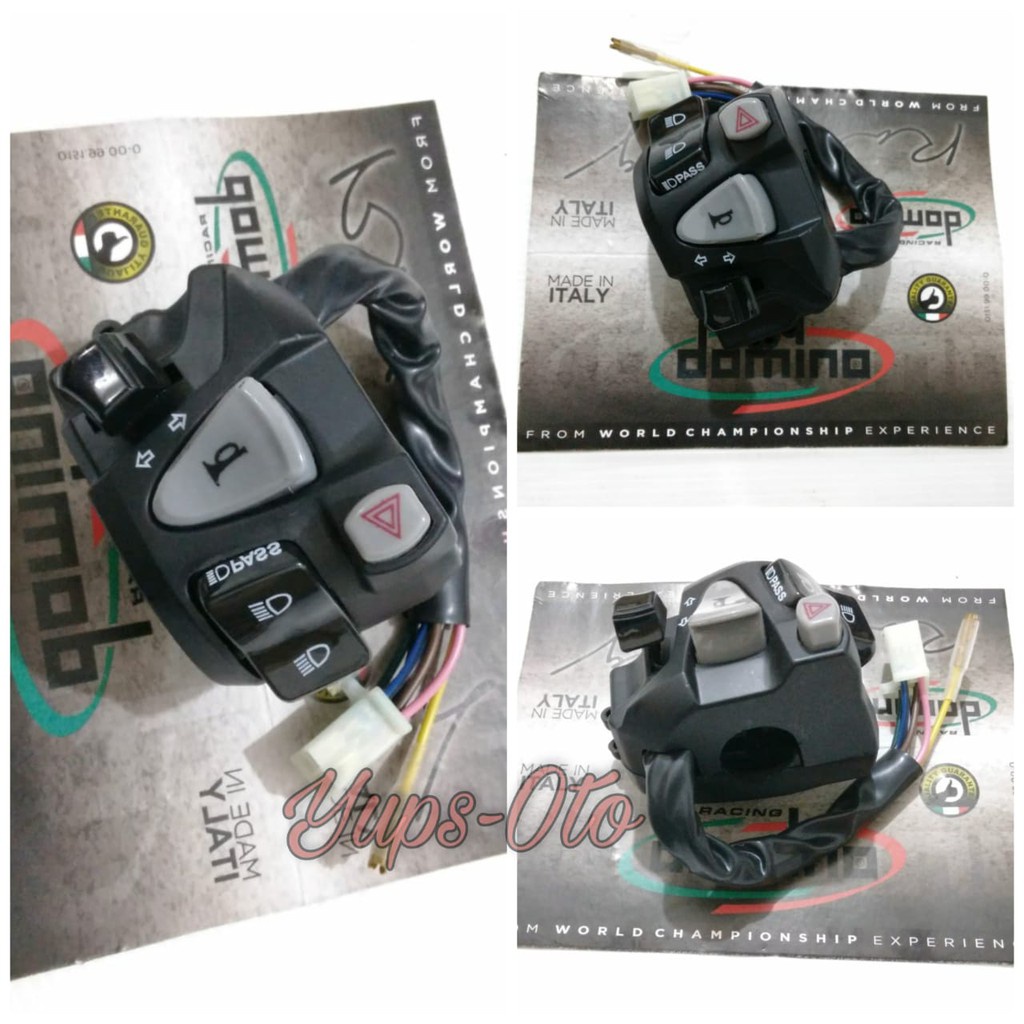 Saklar Kiri Domino Model Ktc Nmax PCX adv aerox Vixion Satria Fu Sonic R15 r25 Tiger rx king DLL
