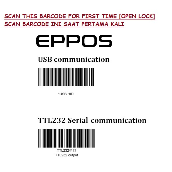 Embedded Module Barcode Scanner 1D/2D EP1800C - TTL - [ Alat Kasir Toko / Gudang ]