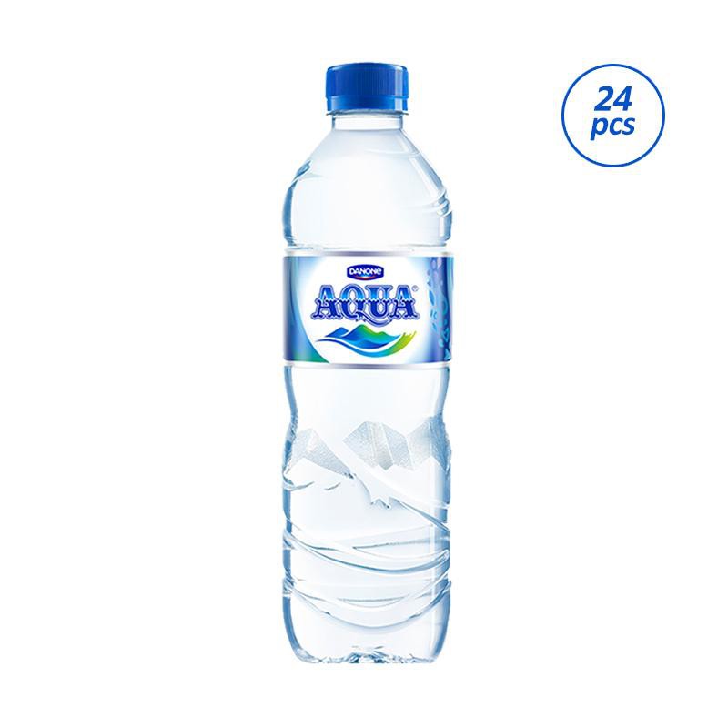 

AQUA Botol Air Mineral Kemasan [600 mL/ 24 Botol]