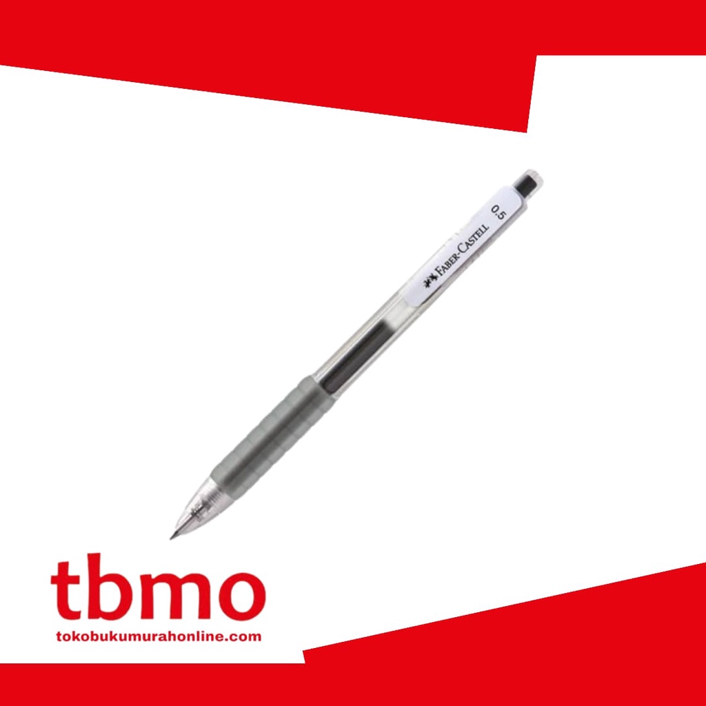 

TBMO GEL PEN FAST GEL 0.5 BLACK 10X FABER-CASTEL 641699 / BOLPEN GEL