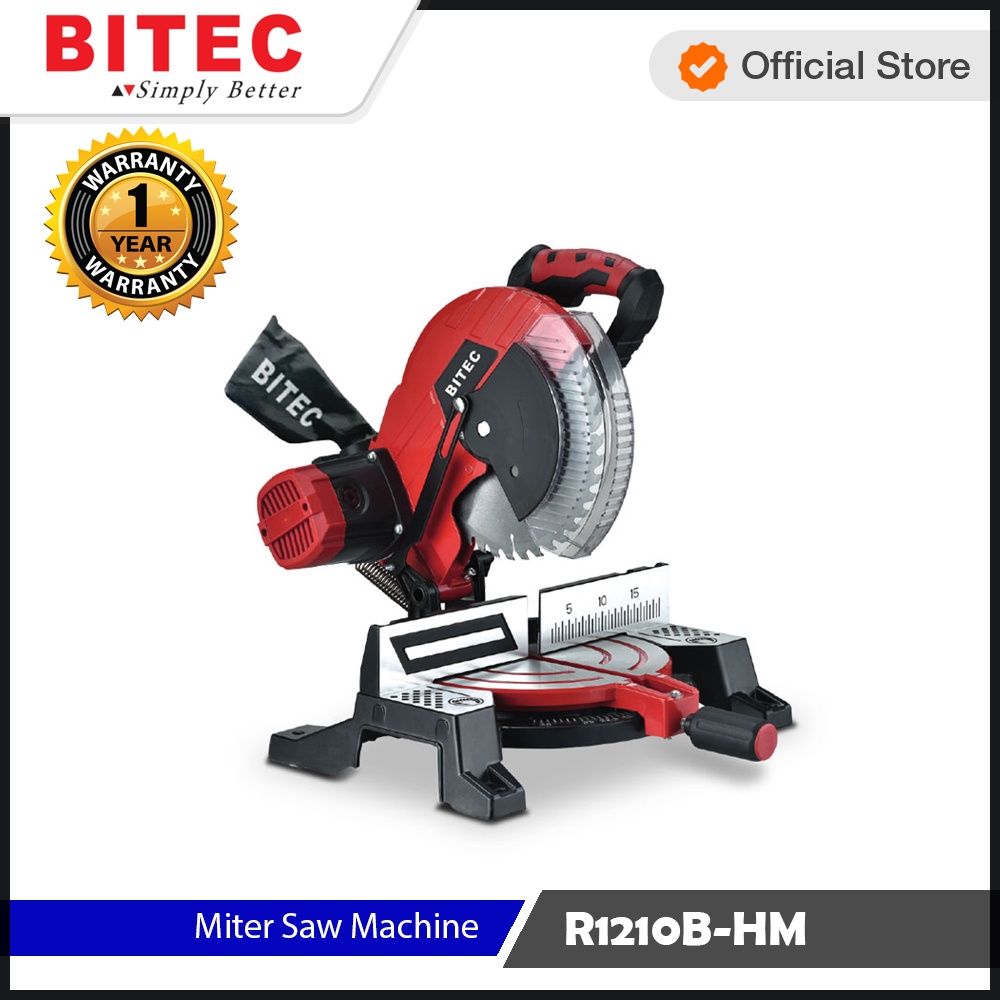 BITEC - MESIN POTONG ALUMINIUM MITER SAW MACHINE EXPERT 1200W 10 INCH - MSMR 1210 BHM - GARANSI RESMI 1 TAHUN