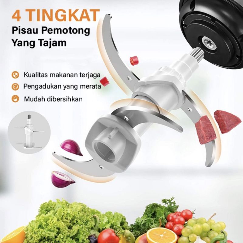 BLENDER DAGING STENLISH KAPASiTAS 2 LITER/ ALAT PENGGILING BUMBU/ BELENDER KAPSUL COPPER