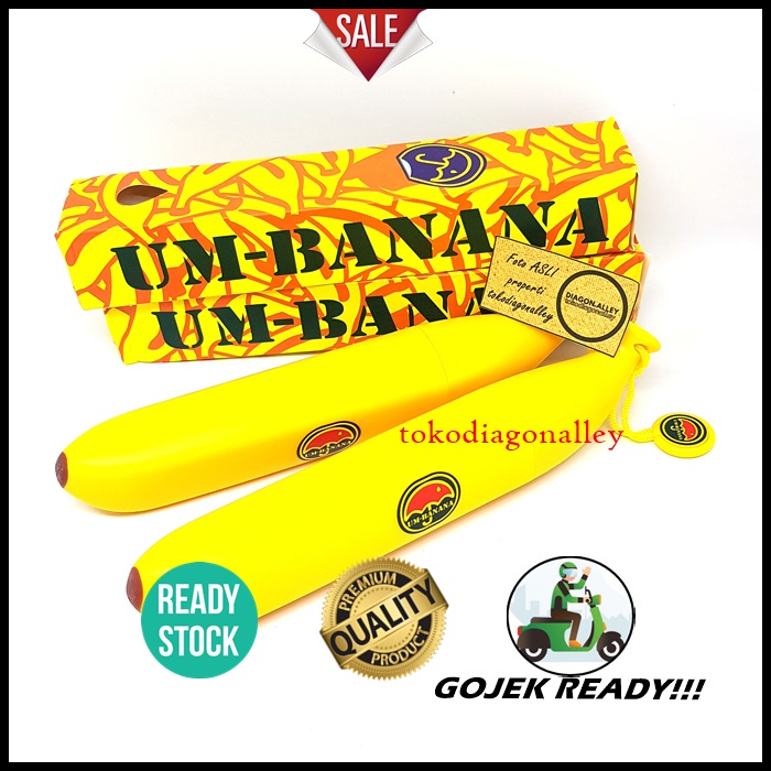 Payung Hias Lipat Pisang Banana Umbrella Unik