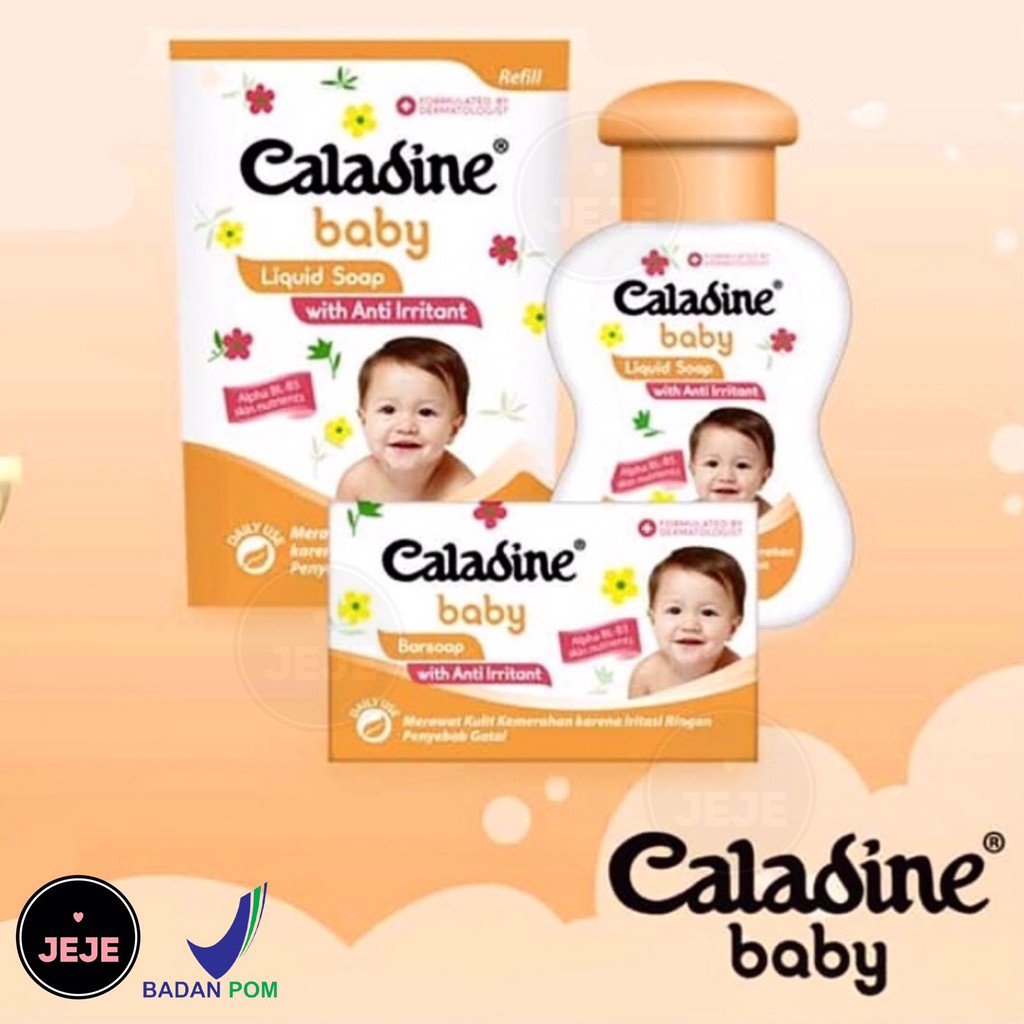 Caladine Baby Liquid Soap Bottle Pouch | Bar Soap | Sabun Bayi