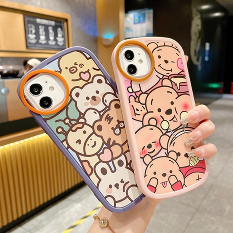 Soft Case TPU Matte Shockproof Motif Hewan Cover iPhone 13 12 11 Pro Max Xr X Xs Max Se 2020 7P 8P 7 8P