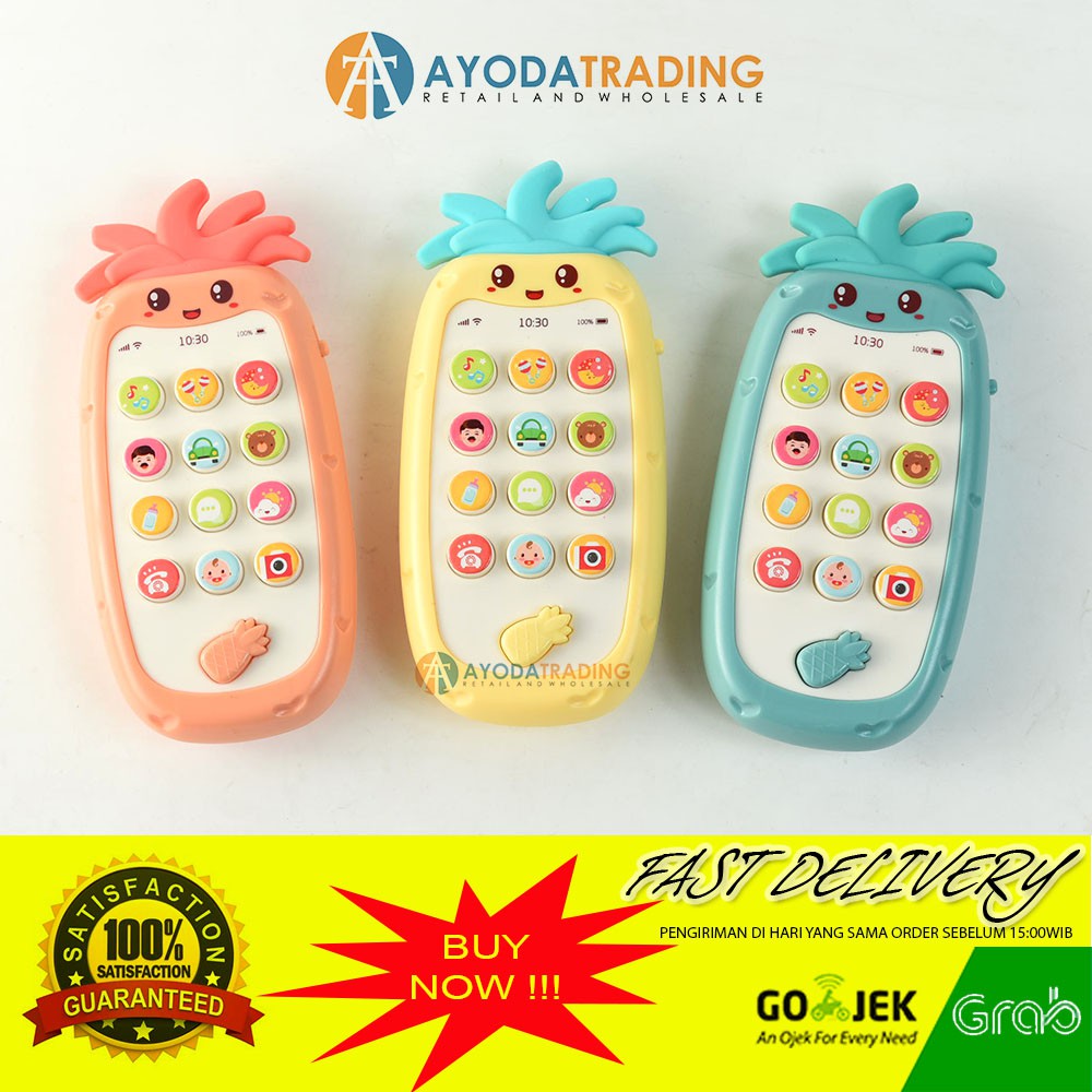 Baby Teether Mainan Edukasi Baby Phone