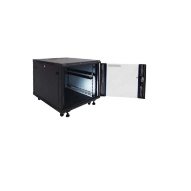 IR8015G - 15U Close Rack Depth 800mm Glass Door 19&quot; - INDORACK