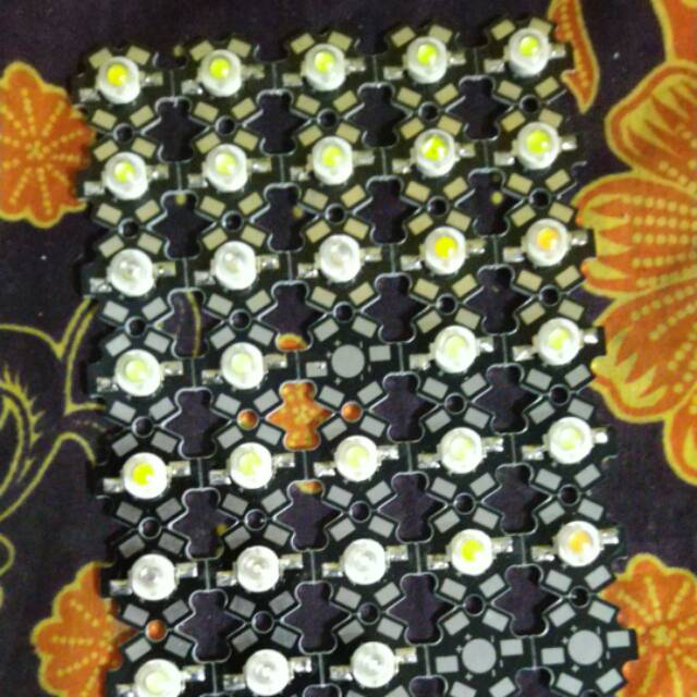 Led hpl 1 watt COLD WHITE 10.000-15.000kelvin plus pcb solder parled aquascape highpower