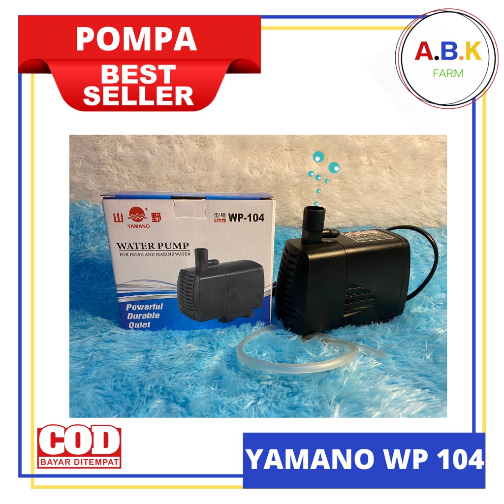 YAMANO WP 104 WP104 WP-104 Pompa Air Celup Pompa Kolam Aquarium