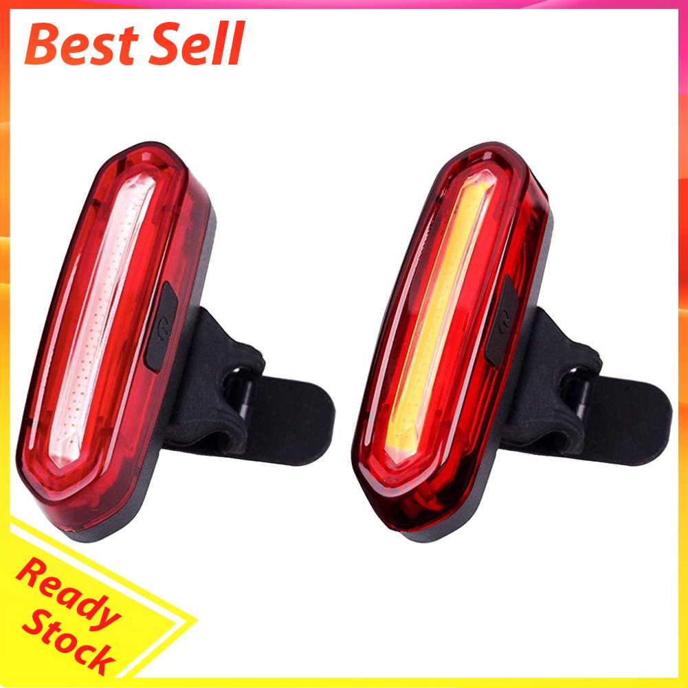 COB LED MTB Bike Rear Warning Lights 120LM Bicycle Taillight (Red Light)