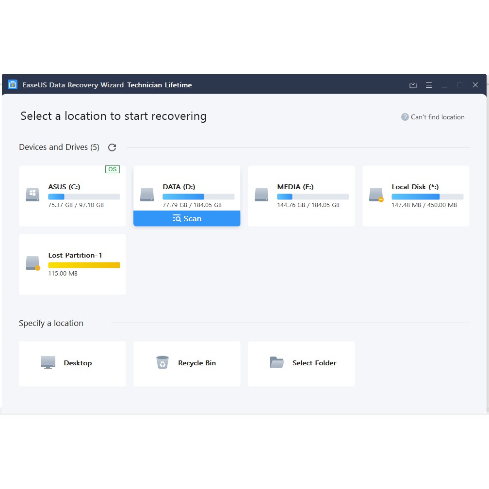 EaseUS Data Recovery Wizard Pro Full Version Lifetime + Video Cara Install