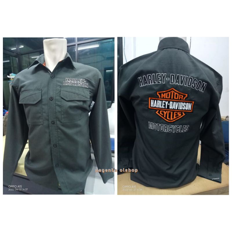 KEMEJA PRIA HARLEY DAVIDSON BARSHIELD LONG