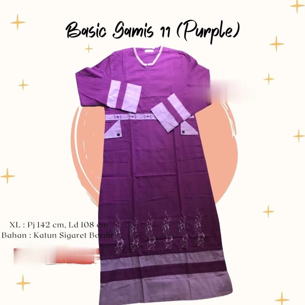 EZ PONDOK SANTRWATI MUSLIM - BASIC GAMIS 11 - BAJU HARIAN SANTRI GONTOR PUTRI - BAJU PESANTREN