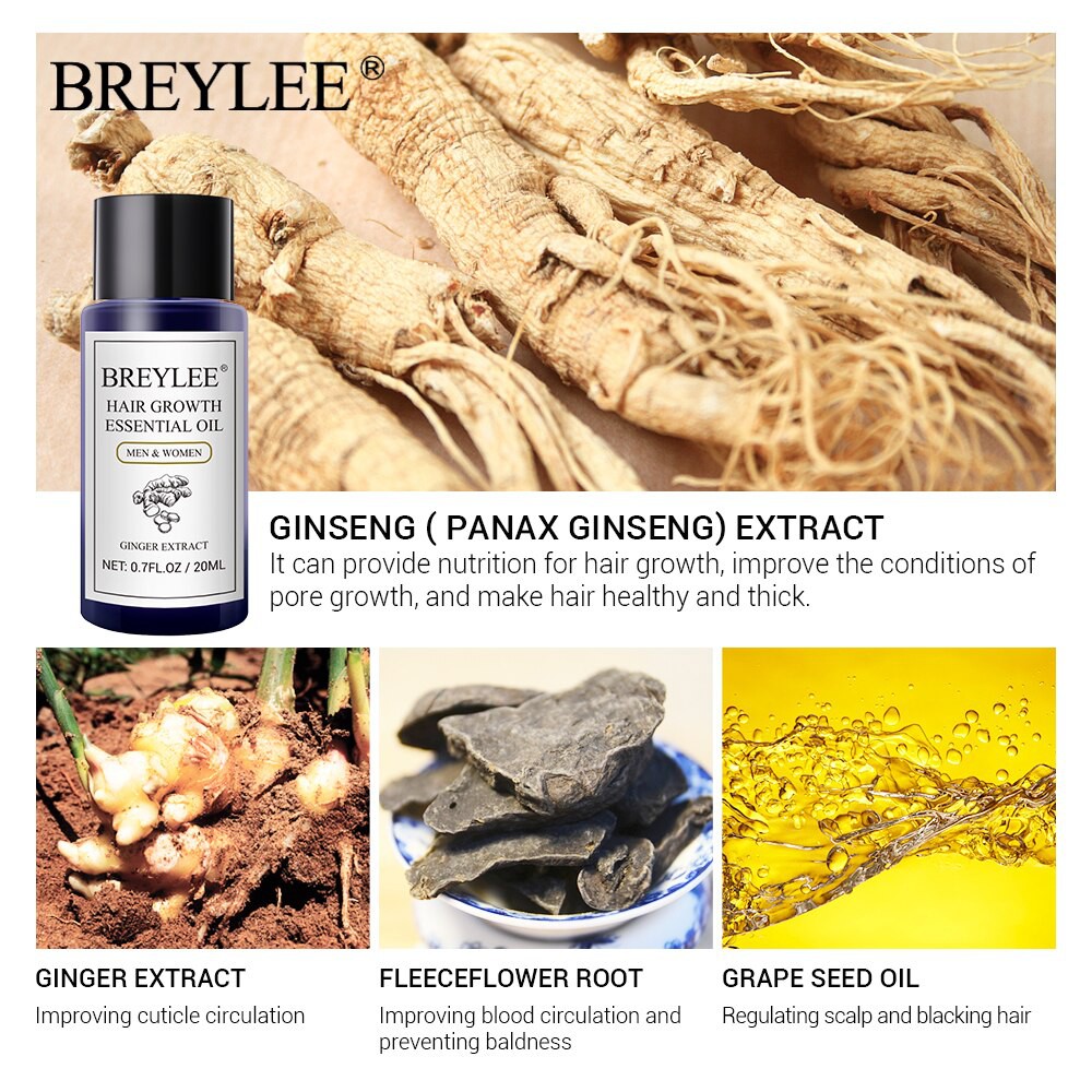 [BPOM] BREYLEE Hair Essential Oil Penumbuh Rambut - Mencegah Kerontokan 20ml