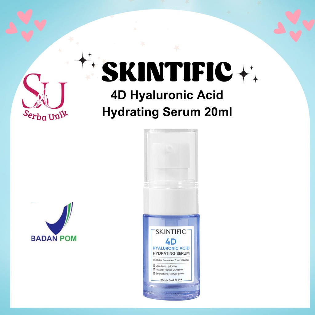 Skintific 4D Hyaluronic Acid Hydrating Serum 20ml