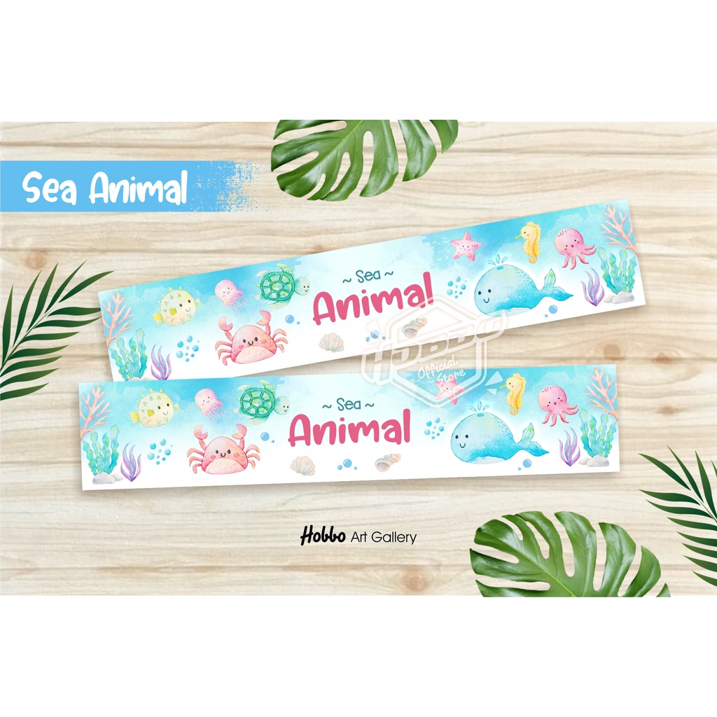 

Isi 10 pcs - Sea Animal - Ready Stok - Tas Plastik Label Ulang Tahun - Birthday Goodie bag Murah