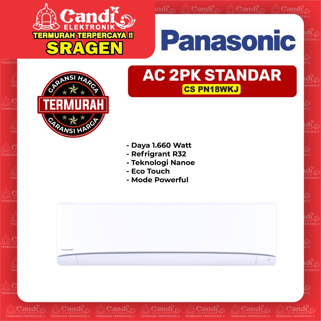 PANASONIC Ac 2pk Standard - CS PN18WKJ