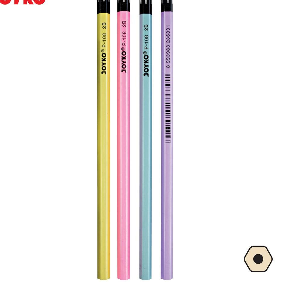 

❖SALE❖ Pencil / Pensil Joyko P-108 / 2B / Pearl / 1 BOX 12 PCS