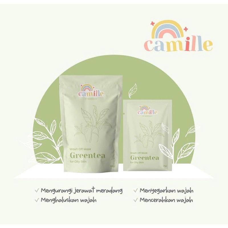 [BPOM] CAMILLE BEAUTY WASH OFF MASK ORGANIC CAMILLE BEAUTY ORIGINAL PRODUK 100%-2