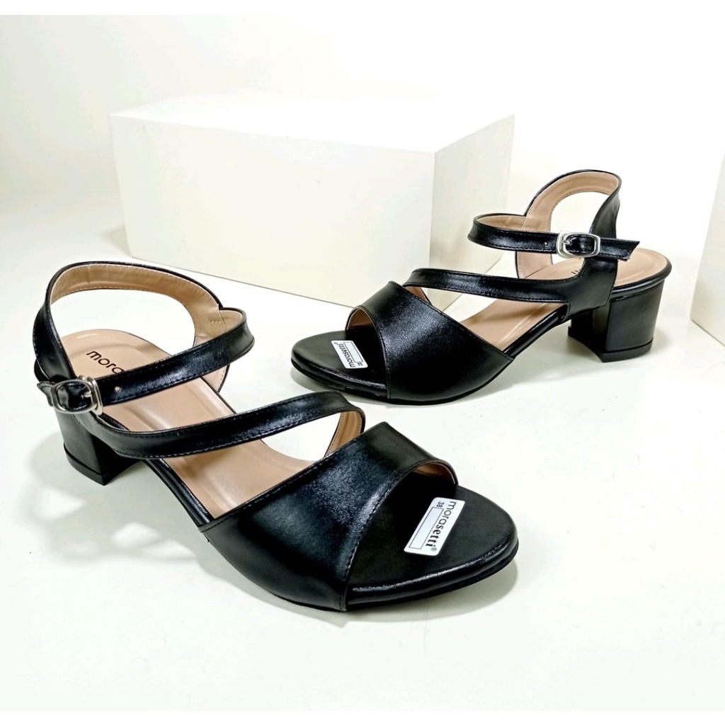 SANDAL WANITA HEELS EXLUSIVE TERBARU 2021/SANDAL HEEL WANITA 5CM KOREAN STYLE