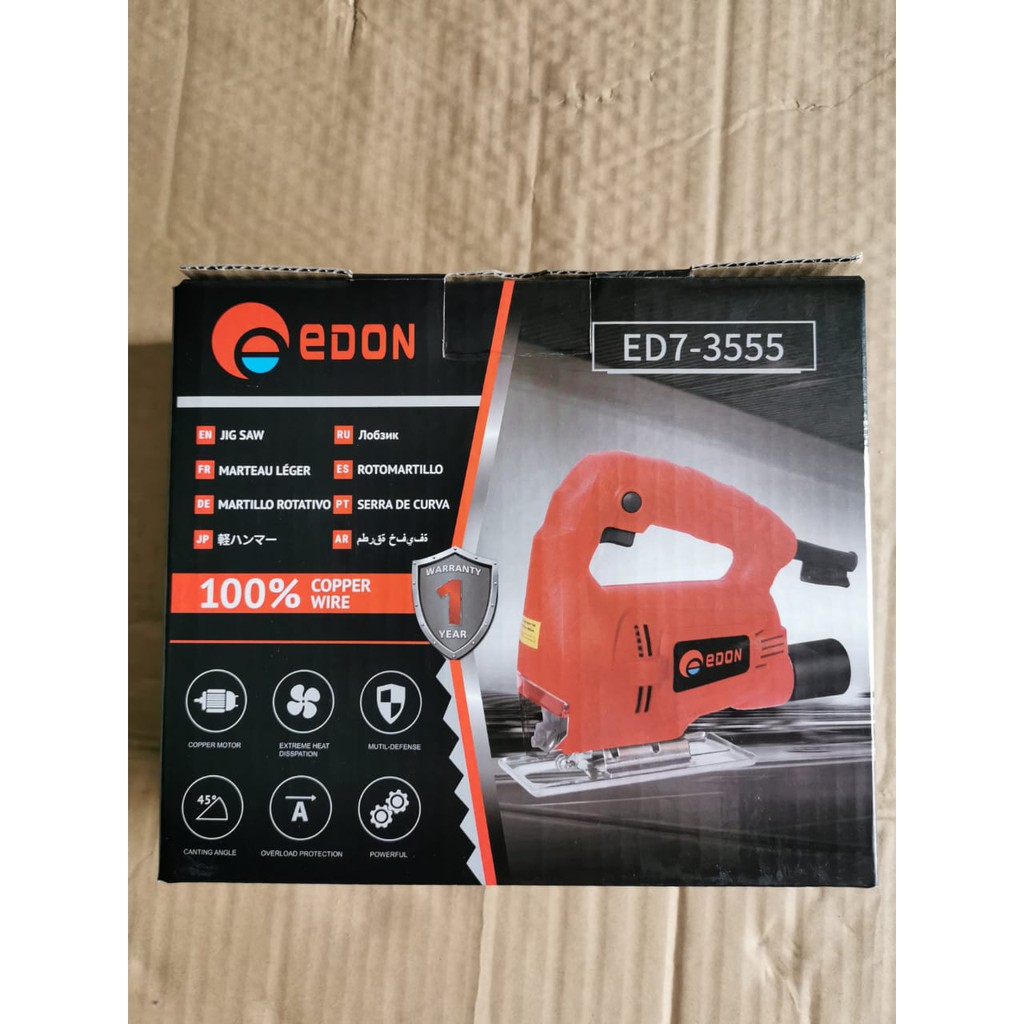 Mesin Jig Saw EDON ED7-3555 Gergaji Kayu Gergaji Triplek