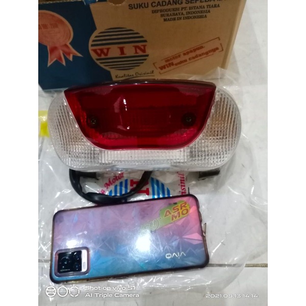 stop lamp lampu stop belakang Shogun kebo tornado satria 2 tak lumba satria kotak