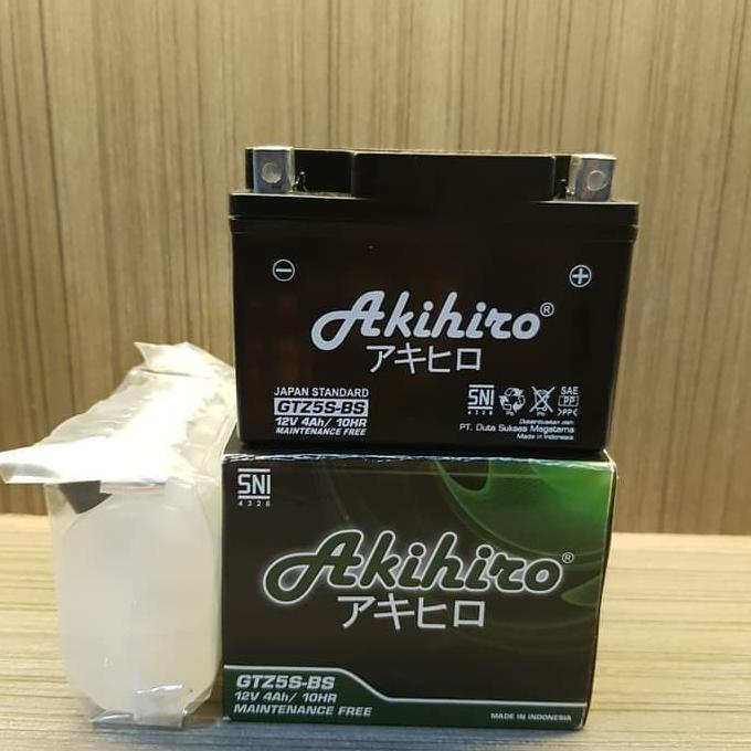 Aki Motor Yamaha Mio J Akihiro Gtz5S Accu Kering