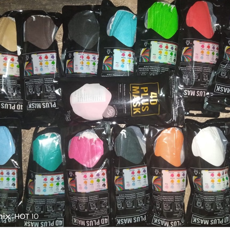 Masker KF94 Evo 4D Plus  Tali Perpack isi 10 Pcs