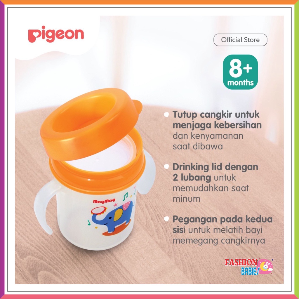 PIGEON MAGMAG ALL IN ONE SET TRAINNING CUP | BOTOL SUSU PIGEON | TRAINNING CUP SET