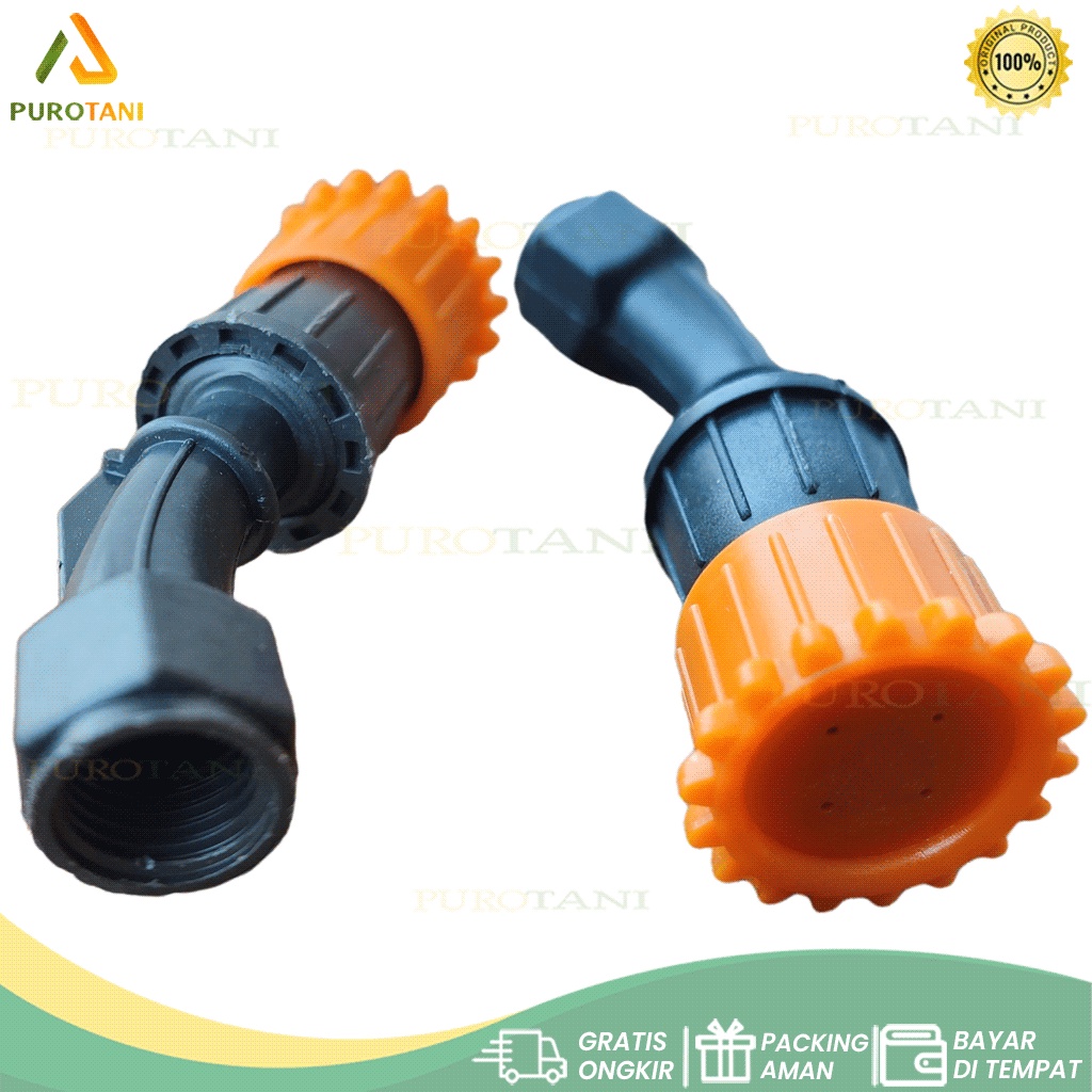 Spuyer nozel sprayer semprot hama nozzle semprotan model bengkok 4 lubang