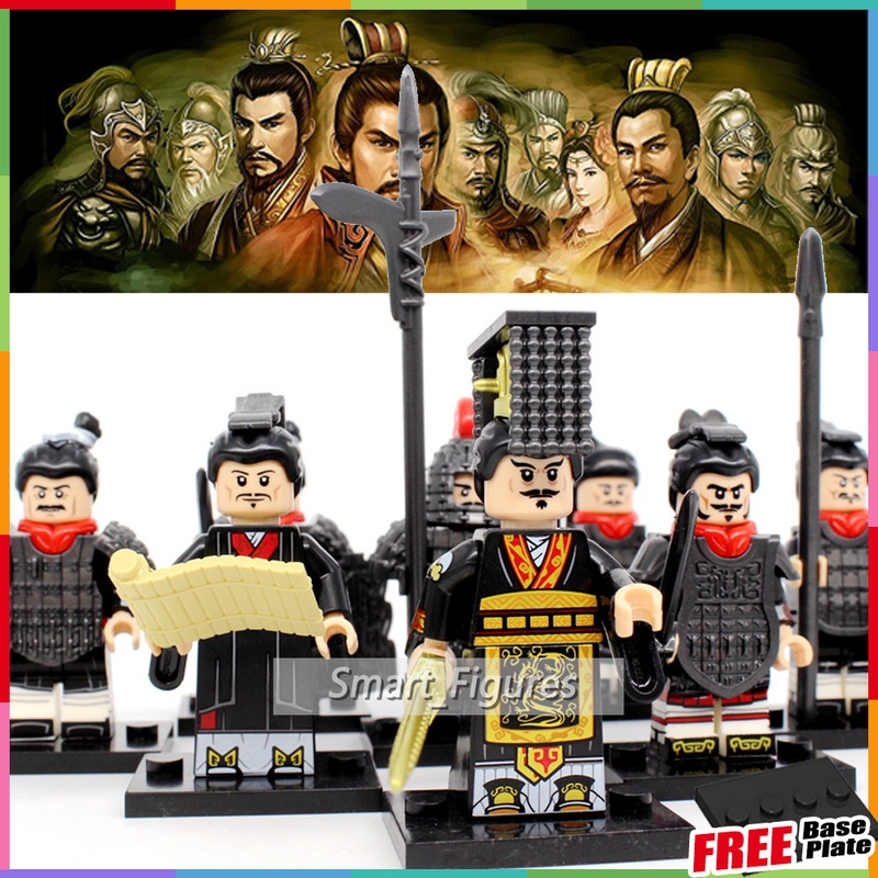 Mainan Action Figure Minifigures First Emperor of Qin Elite Kuno China Qin Soldiers KT1088