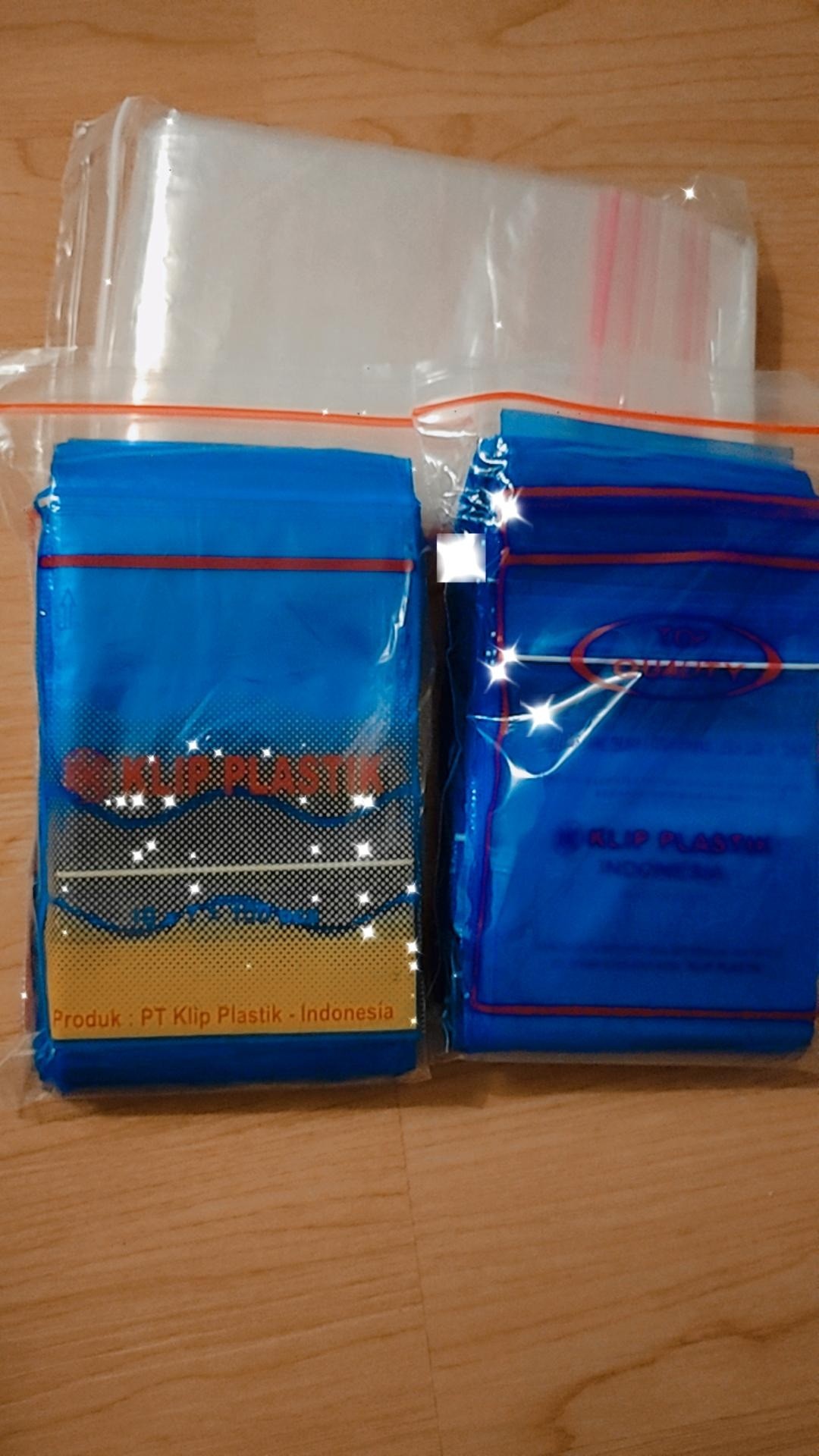 Klip Plastik Klip Warna Obat Merah Pink Hijau Biru 7x10 100 Pcs Polos