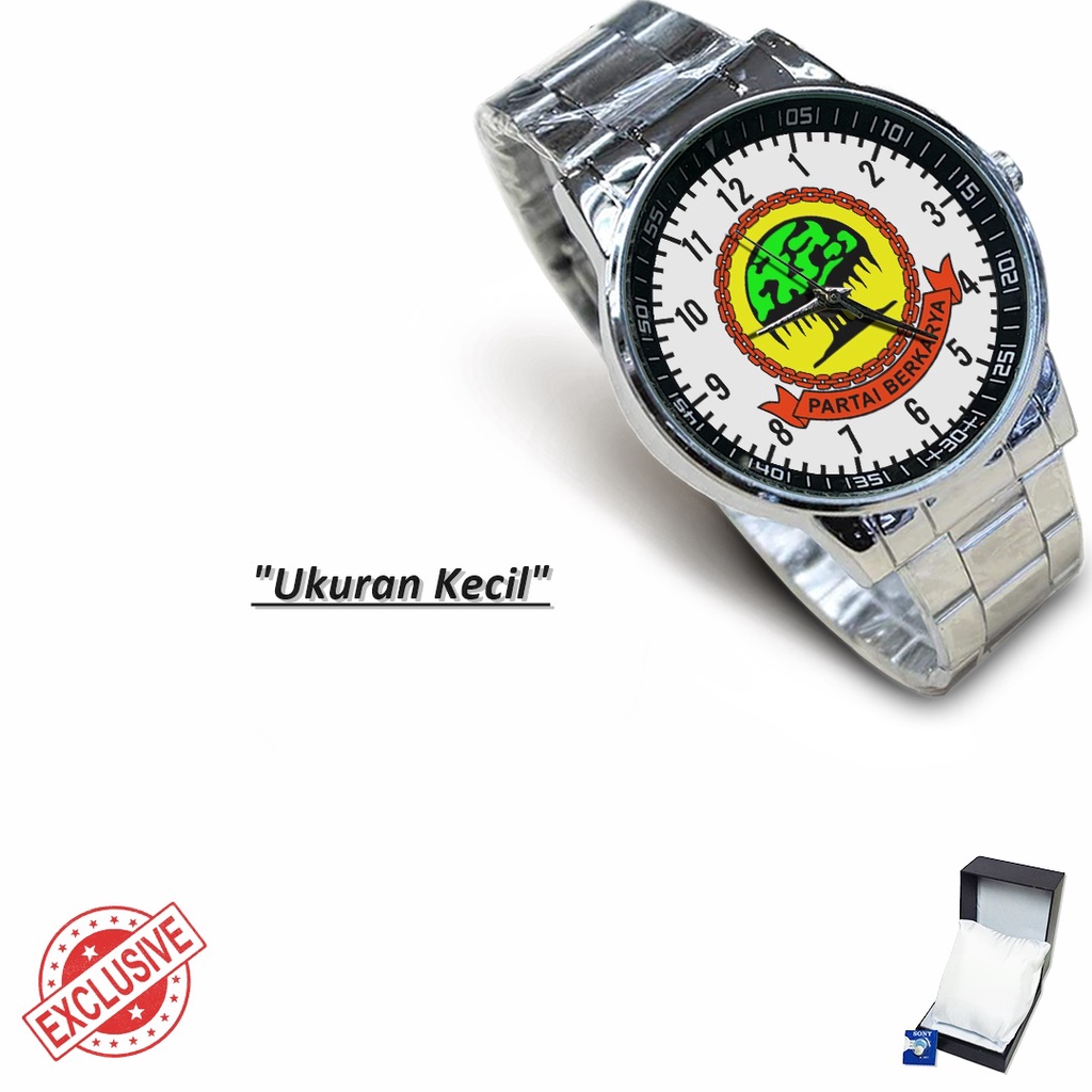 Jam Tangan Rantai Couple PARTAI BERKARYA (Nice)