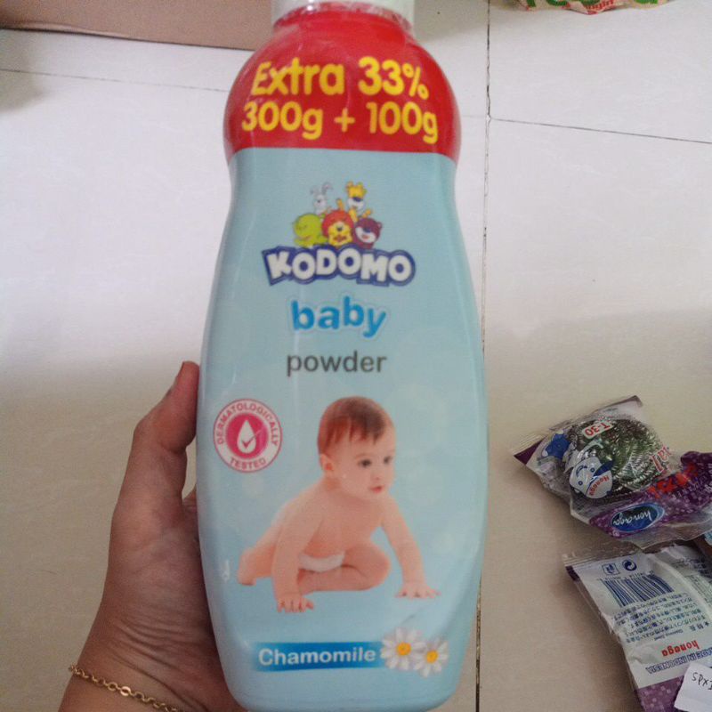 Bedak kodomo baby,per pcs 300+100g(bonus isi)