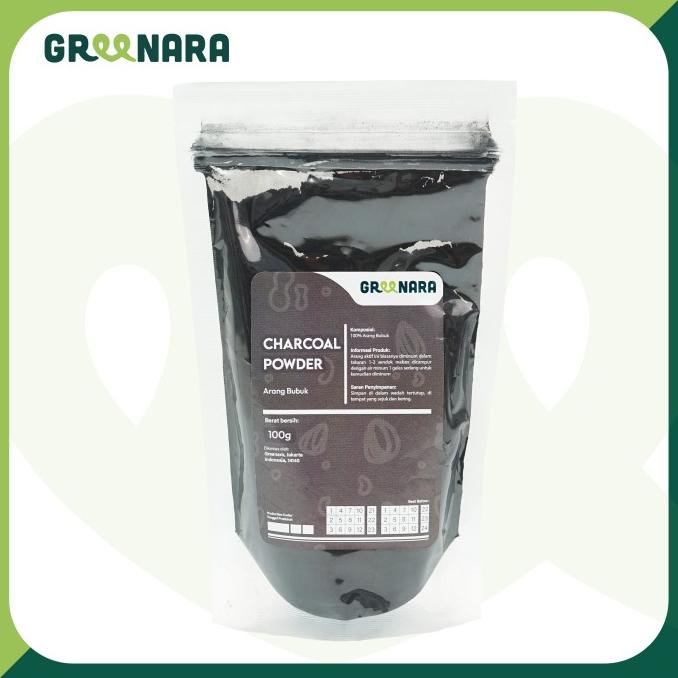 

Activated Charcoal Powder 100gr Food Grade / Bubuk Arang Aktif