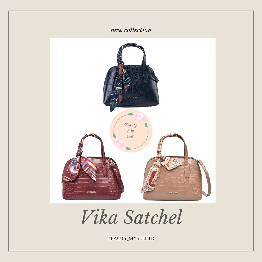 Tas Original Hush Puppies Vika Satchel L / Tas Wanita / Beauty My Self