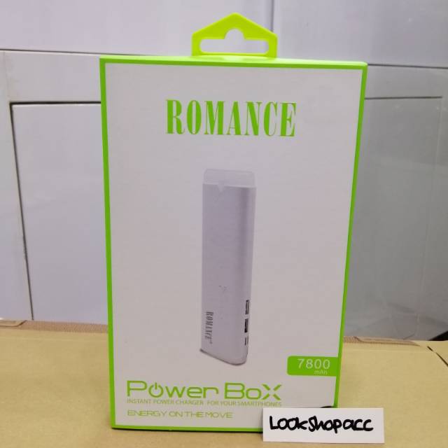 Power Bank Romance 7800 mAh + Senter