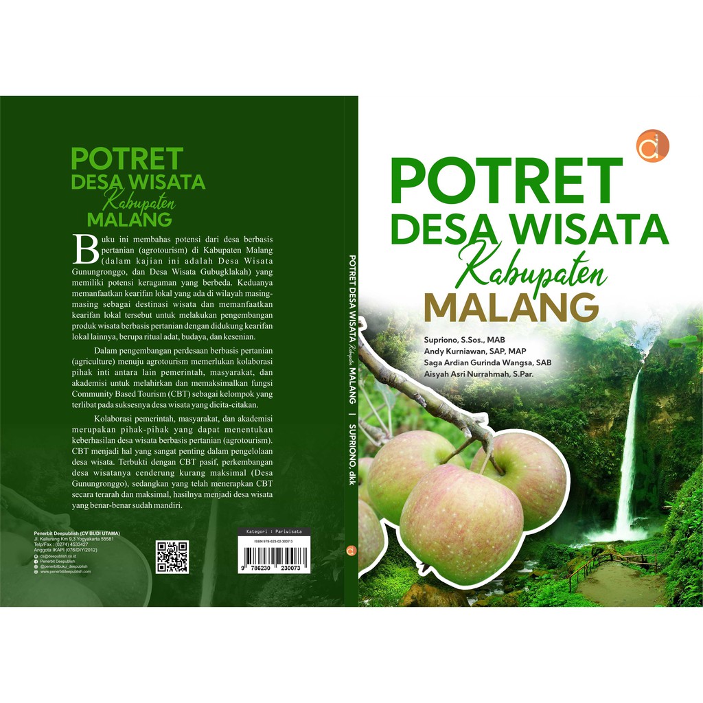 Deepublish - Buku Potret Desa Wisata Kabupaten Malang