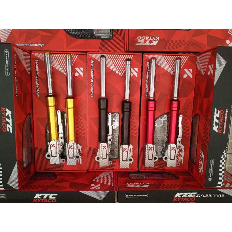 SHOCK UPSIDE DOWN DEPAN VARIO/BEAT/SCOPPY KTC KYTACO/SHOCK DEPAN SUSPENSION VARIO/ UP SIDE DOWN KTC 