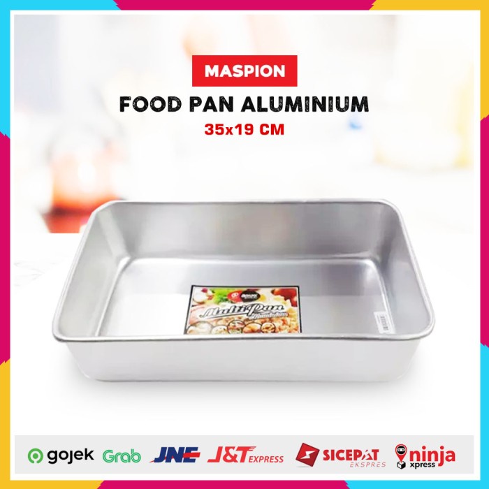 Multi Pan Maspion 35 x 19 cm Food Pan Alumunium Multipan 3519 Loyang