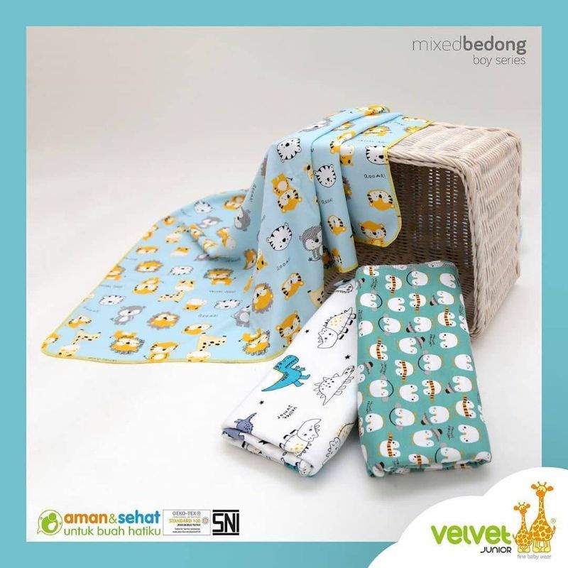 Bedong Bayi / Bedong Velvet Junior / Selimut Velvet Junior / Alas Velvet Junior