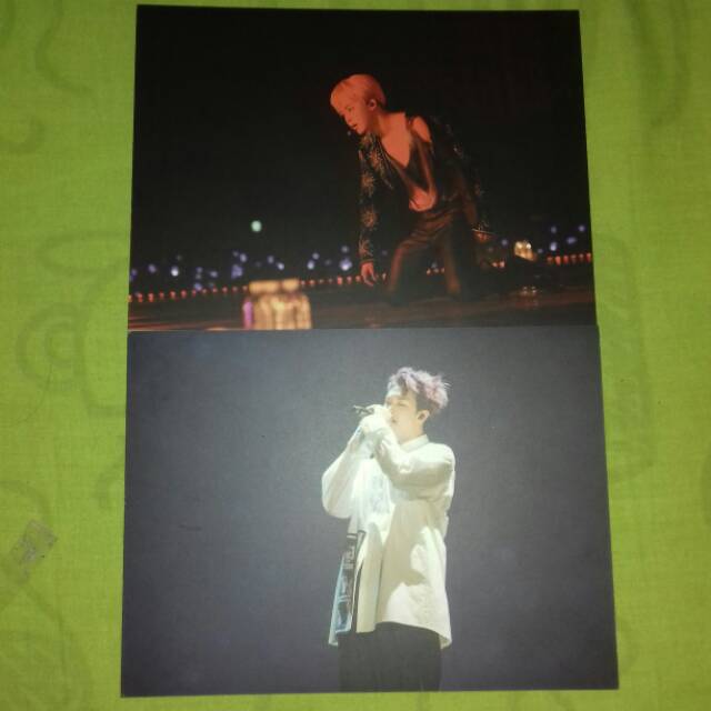 Postcard BTS Wings Tour DVD Blueray Jimin RM