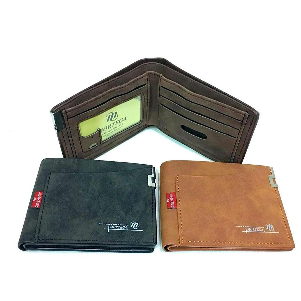 Arfanjayastore  - Dompet Pria Murah Meriah - MORTEGA Bahan Sintetis M-8201