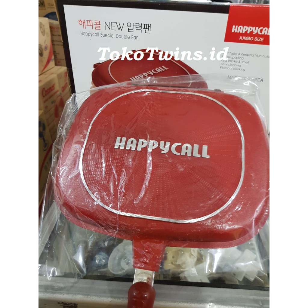 HAPPY CALL ORIGINAL DOUBLE PAN Asli Korea Size 32cm / JUMBO LARIS