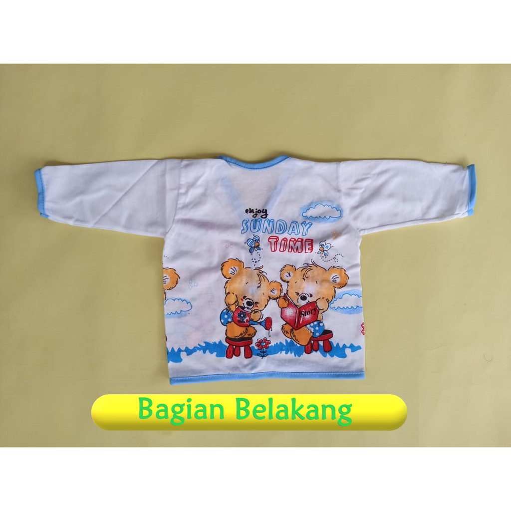 Boboko ~ 6 Pcs Baju Kancing Bayi Lengan Panjang, Pakaian Bayi Laki-laki &amp; Perempuan ~ Sahabi