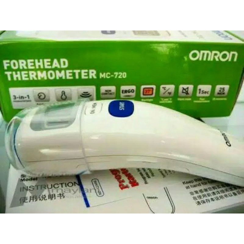 OMRON INFRARED THERMOMETER MC 720 TERMOMETER INFRARED NON CONTACT TELINGA